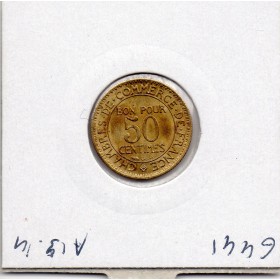 Bon pour 50 centimes Commerce Industrie 1923 Sup