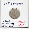 50 centimes Semeuse Argent 1904 TB