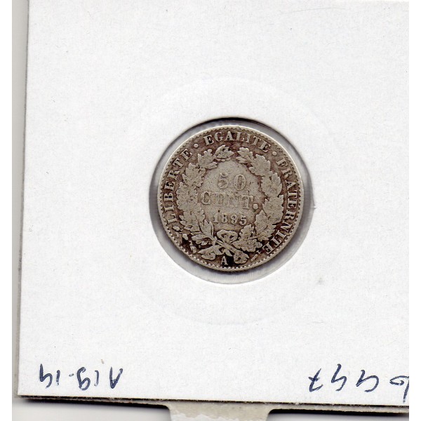 50 centimes Cérès 1895 A Paris TB+