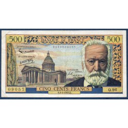 500 Francs Victor Hugo TTB 6.2.1958 Billet de la banque de France