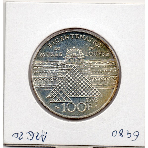 100 francs argent Liberté guidant le peuple 1993 Sup