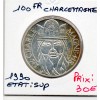 100 francs argent Charlemagne 1990 Sup