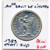 100 francs argent Droits de l'Homme 1989 Sup