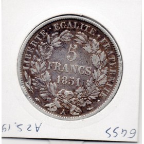 5 francs Cérès 1851 A Paris TTB