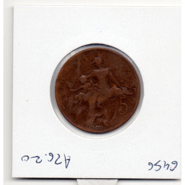 5 centimes Dupuis 1905 TB-