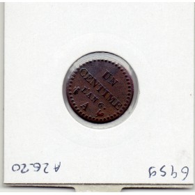 1 centime Dupré An 6 A paris TTB