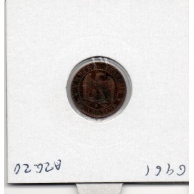1 centime Napoléon III tête laurée 1862 A Paris TTB
