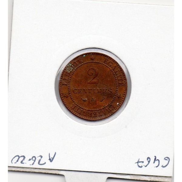 2 centimes Cérès 1888 TTB+