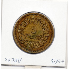 5 francs Lavrillier 1945 TTB