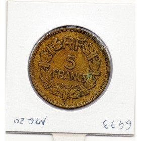 5 francs Lavrillier 1946 C Castelsarrasin TTB
