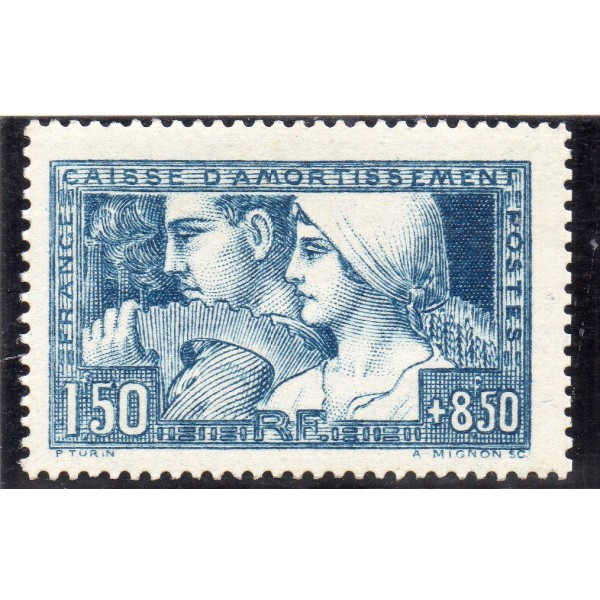 Timbre France Yvert No 252 Le travail type I neuf **