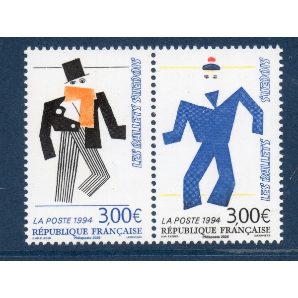 Timbre France Paire Diorama 2026 N°4031, Opéra-Ballet, Neuf
