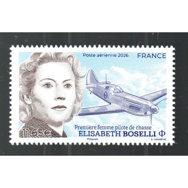Timbre France Poste Aérienne 102, Elisabeth Boselli, Neuf