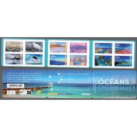 Carnet Commémoratif BC2596, Les Océans, Neufs