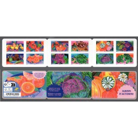 Carnet Commémoratif BC2620, Jardin d'Automne, Neufs