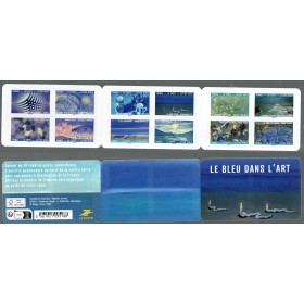 Carnet Commémoratif BC2656, Le Bleu dans l'art, Neufs