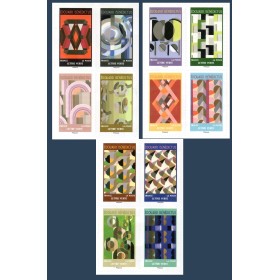 Autoadhésifs 2608-2619, Motifs décoratifs - Edouard Bénédictus, Neufs