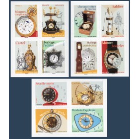 Autoadhésifs 2632-2643, La Mesure du Temps, Neufs