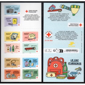 Carnet Commémoratif BC2694, Le sac d'urgence - Croix-Rouge, Neufs