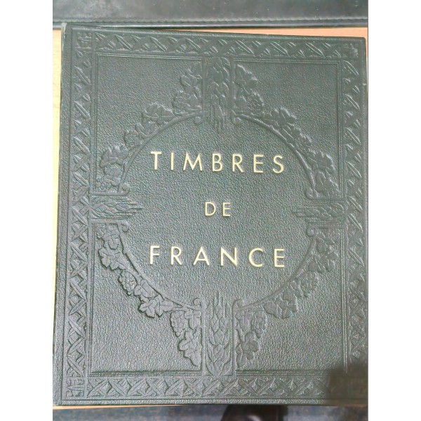 collection de timbres France compléte de 1950 à 1973 avec charniéres dans album yvert et Tellier fo à moins de 10