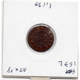 Denier Tournois non daté S Troyes Henri III TB-