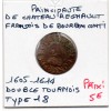 Ardennes, Principauté Chateau Regnault, Francois de bourbon Conti, (1605-1614) Double tournois Type 18