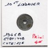 10 centimes Lindauer 1946 B TTB Zinc