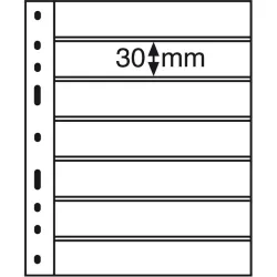 Feuilles OPTIMA 7S, 7 compartiments, noir