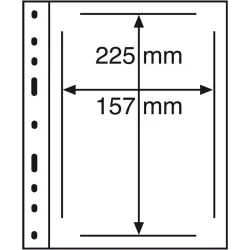 Feuilles OPTIMA ETB, 1 compartiment pour ETB, transparent