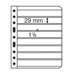 Feuilles VARIO 8S, 8 compartiments, noire