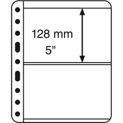 Feuilles VARIO PLUS 2S, extra rigides, 2 compartiment, noir