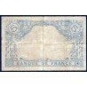 5 Francs Bleu TTB- 12.10.1912 Billet de la banque de France