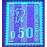 Timbre France Yvert No 1664c 3 bandes phosphore variété Type Marianne de Béquet