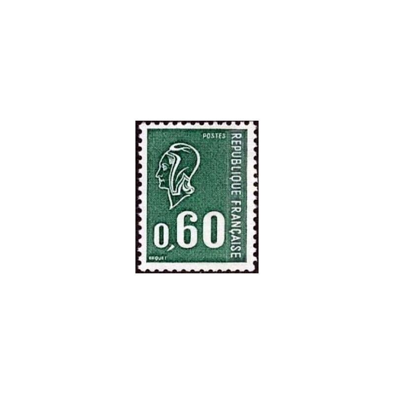 Timbre France Yvert No 1815c sans phosphore gomme tropicale  variété Marianne de béquet, taille douce