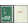 Timbre France Yvert No 1894a numéro rouge variété Marianne de Béquet