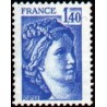 Timbre France Yvert No 1975a gomme tropicale variété Type Sabine