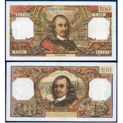 100 Francs Corneille TTB+ 8.1.1970 Billet de la banque de France
