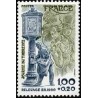 Timbre France Yvert No 2004a gomme tropicale variété Journée du timbre, Facteur parisien de 1900