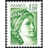 Timbre France Yvert No 2058b gomme tropicale variété Type Sabine