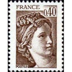 Timbre Yvert No 2118a sans phosphore variété type Sabine 0.40ct