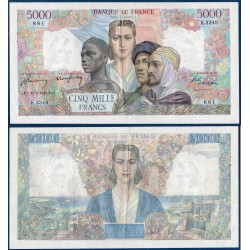 5000 Francs Empire Français Sup 20.3.1947 Billet de la banque de France