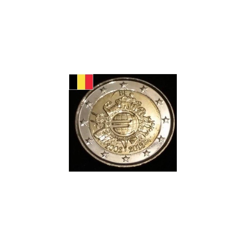 2 euros commémorative Belgique 2012 DEK pièce de monnaie €