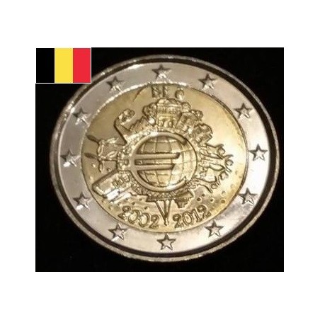 2 euros commémorative Belgique 2012 DEK pièce de monnaie €