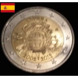 2 euros commémorative Espagne 2012 DEK pièces de monnaie €