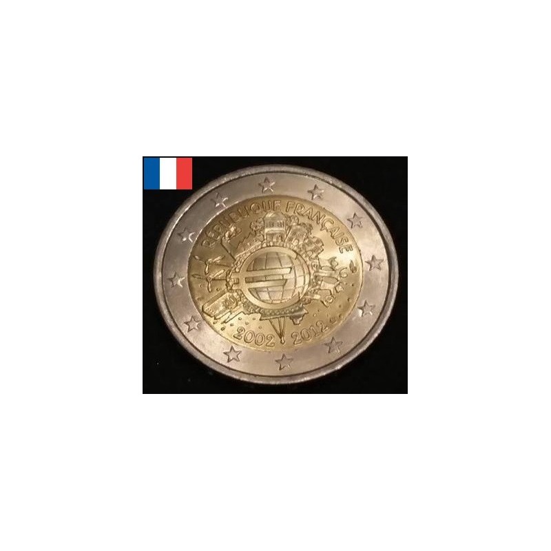 2 euros commémorative France 2012 DEK pièces de monnaie €