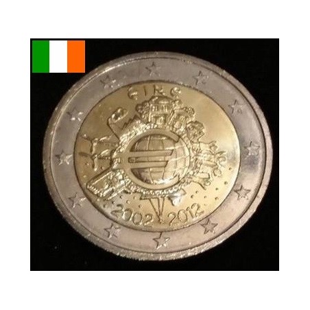 2 euros commémorative irlande 2012 DEK pièces de monnaie €