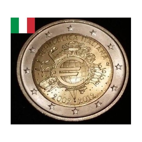 2 euros commémorative Italie 2012 DEK pièces de monnaie €