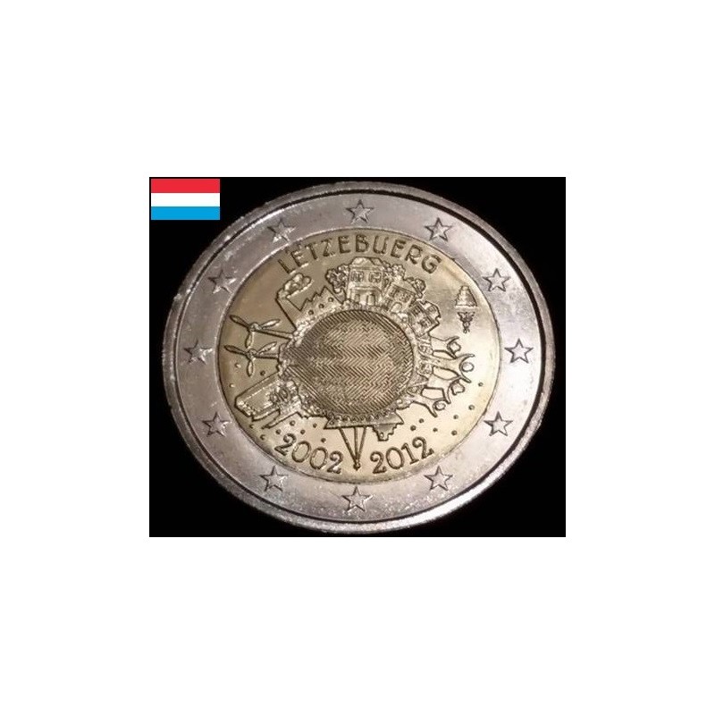 2 euros commémorative Luxembourg 2012 DEK monnaie €