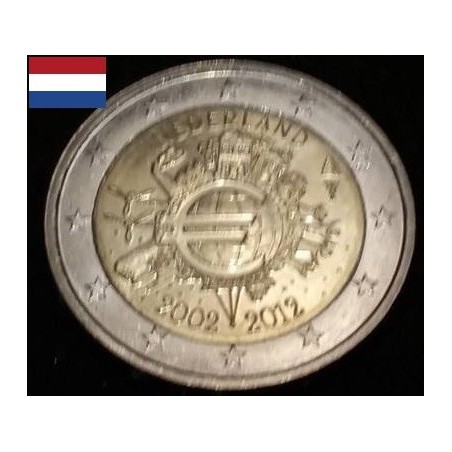 2 euros commémorative Pays Bas 2012 DEK pièces de monnaie €