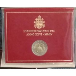 Pièce de 2 euros commémorative Vatican 2004 fondation de l'Etat de la Cité du Vatican